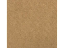 Sofá de 3 plazas con taburete de terciopelo marrón 180 cm