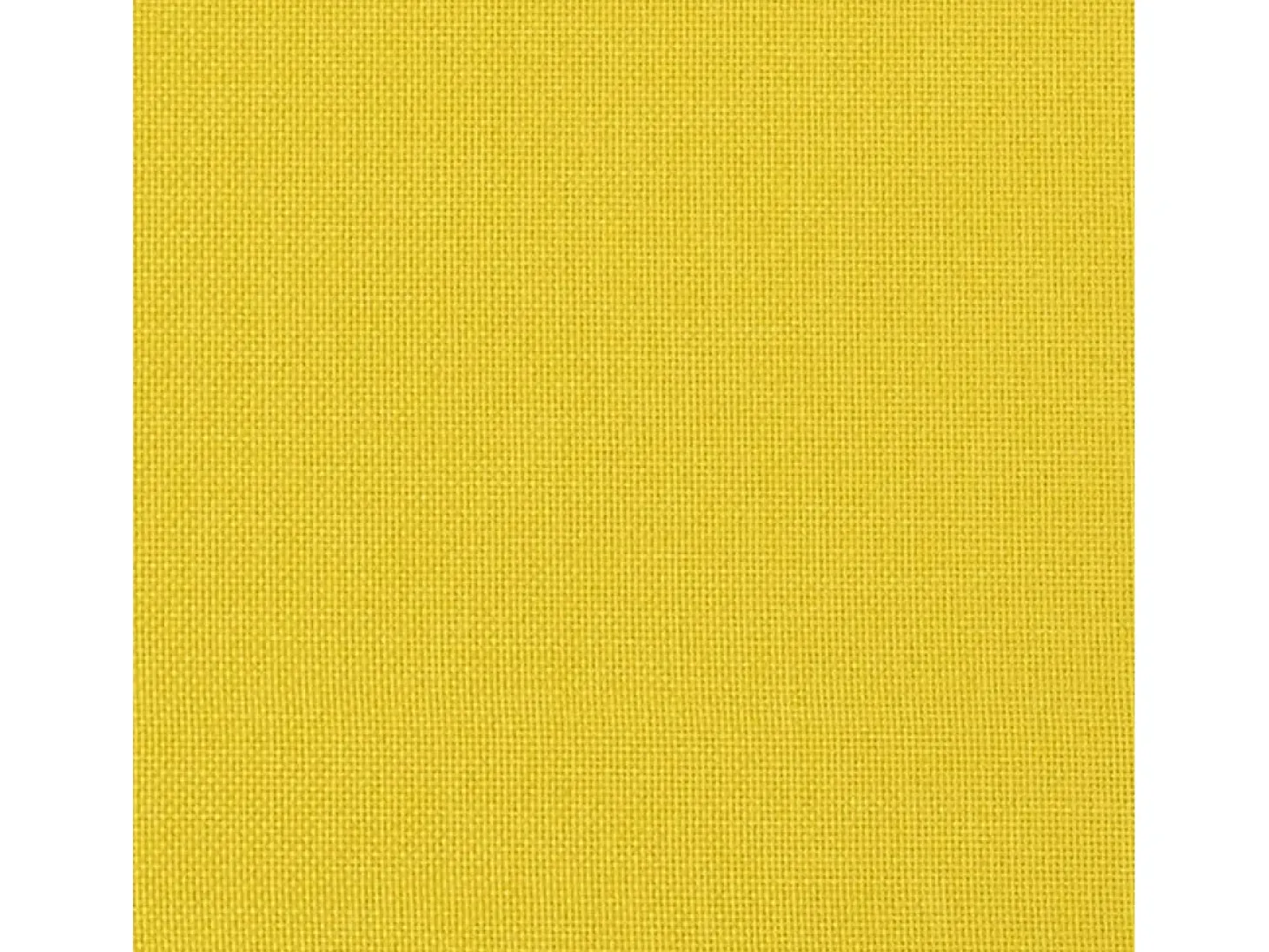 Sofá de 3 plazas con taburete de tela amarillo claro 210 cm