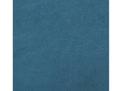 Sofá de 3 plazas con taburete de terciopelo azul 180 cm