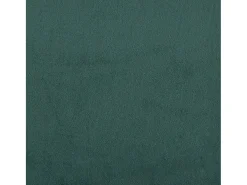 Sofá de 3 plazas con taburete de terciopelo verde oscuro 180 cm