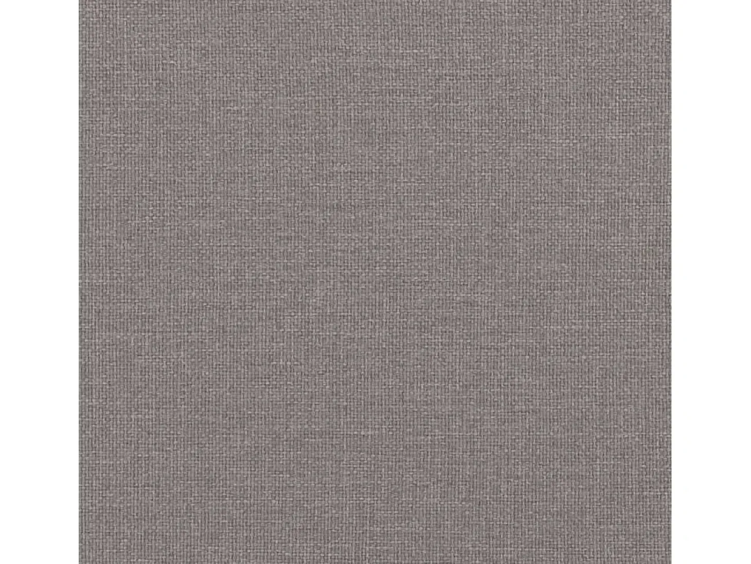Sofá de 3 plazas con taburete de tela gris taupe 180 cm