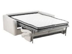 Sofá de 3 plazas convertible exprés tejido chenilla beige 16 cm DOVENA de Maison Céphy