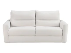 Sofá de 3 plazas convertible exprés tejido chenilla beige 16 cm DOVENA de Maison Céphy