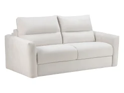 Sofá de 3 plazas convertible exprés tejido chenilla beige 16 cm DOVENA de Maison Céphy