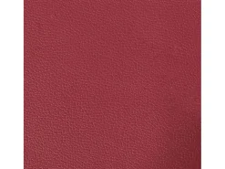 Sofá de 2 plazas de cuero sintético rojo vino 120 cm