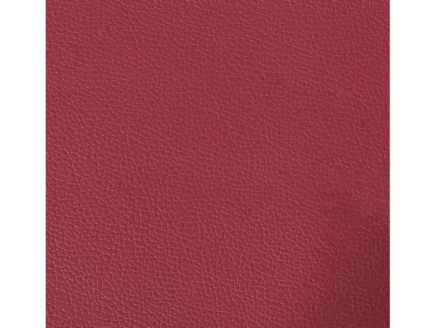 Sofá de 2 plazas de cuero sintético rojo vino 120 cm