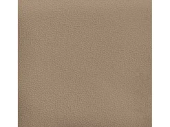 Sofá de 2 plazas de cuero sintético color capuchino 120 cm