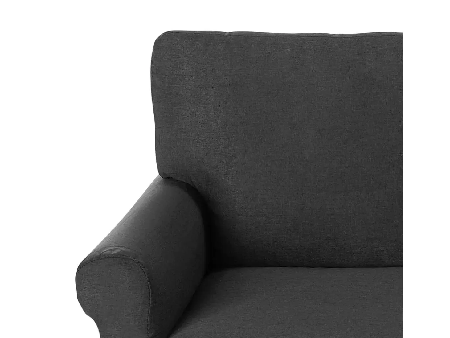Sofá de 2 plazas de diseño clásico moderno para salones y salas de estar en tejido Epoque - Gris