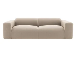 Sofá de 4 plazas de pana beige estilo design POGNI de Maison Céphy