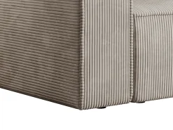 Sofá de 3 plazas de pana beige design AMELIA