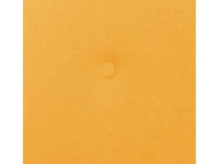 Sofá de 2 plazas de tela amarillo