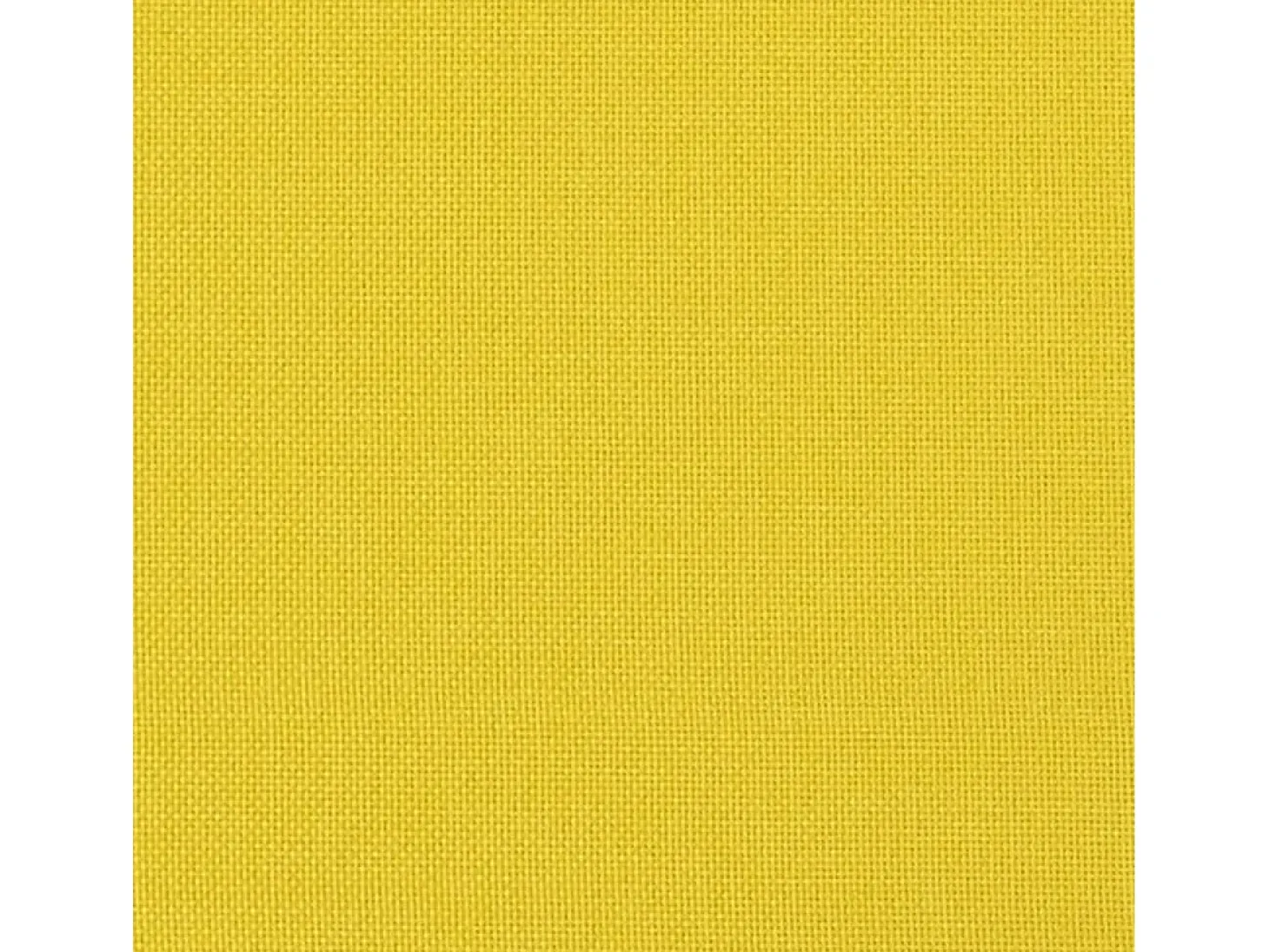 Sofá de 2 plazas de tela amarillo claro 120 cm