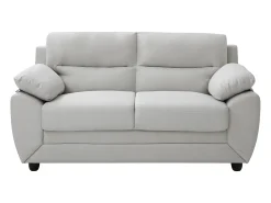 Sofá de 2 plazas de tela beige estilo contemporáneo MANOA