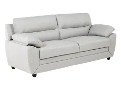 Sofá de 3 plazas de tela color beige estilo contemporáneo MANOA