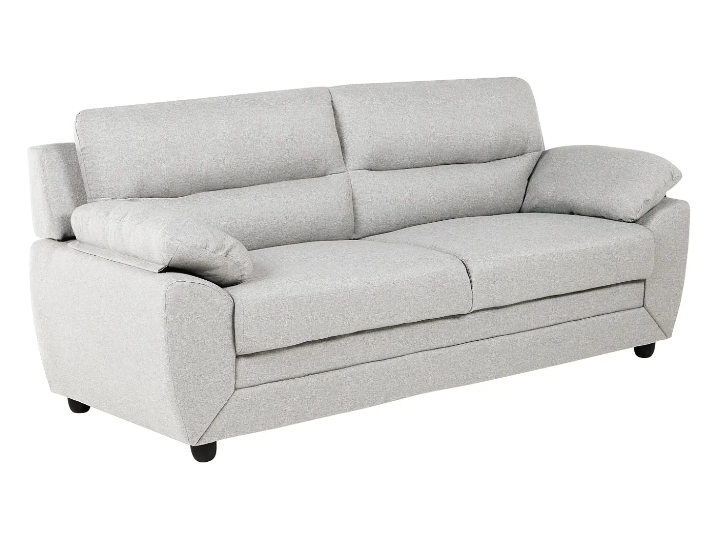 Sofá de 3 plazas de tela color beige estilo contemporáneo MANOA