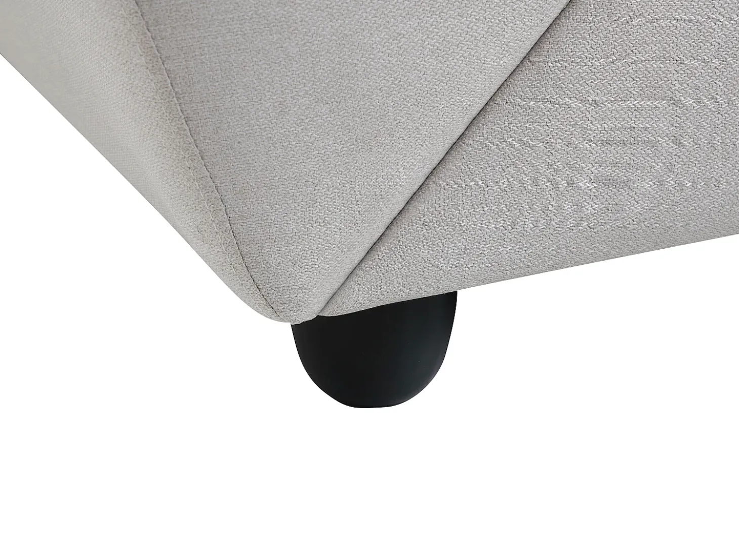Sofá de 3 plazas de tela color beige estilo contemporáneo MANOA