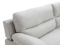 Sofá de 3 plazas de tela color beige estilo contemporáneo MANOA