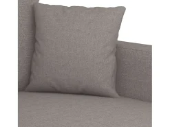Sofá de 3 plazas de tela gris taupe 180 cm