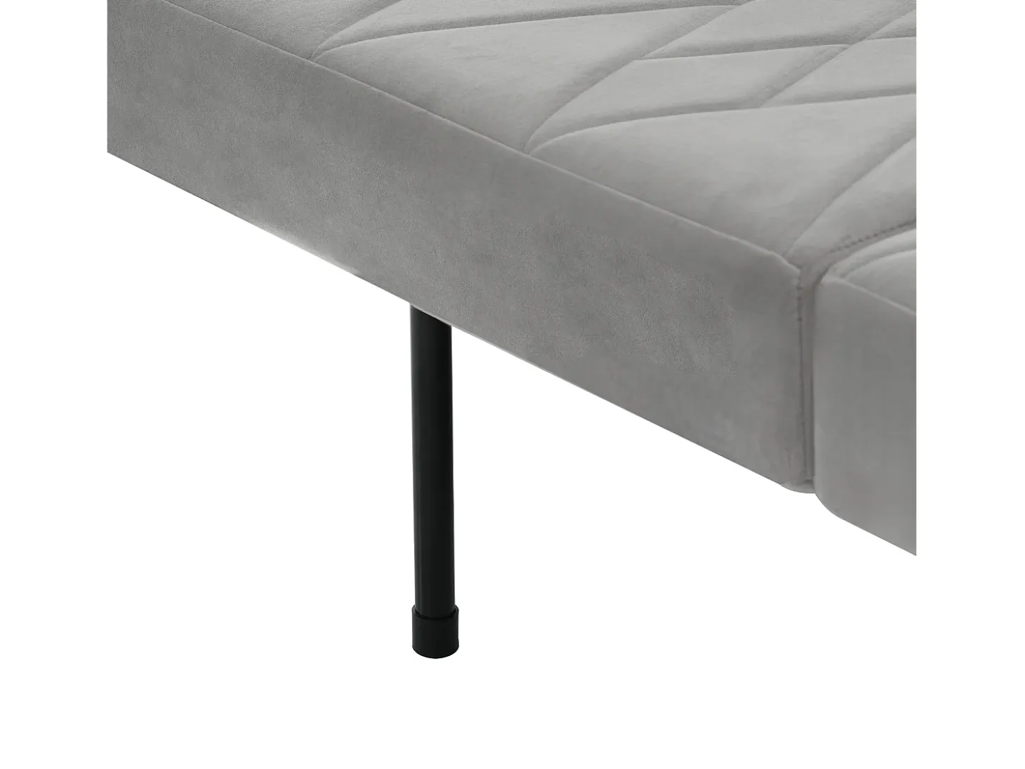 Sofá de 2 plazas de terciopelo gris, con respaldo y reposabrazos ajustables, de diseño moderno, para salón o dormitorio