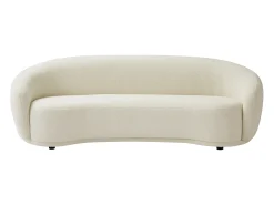 Sofá de 3 plazas en tela bouclé beige BOVANA de Pascal Morabito