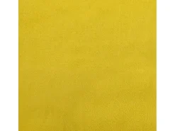 Sofá de 2 plazas terciopelo amarillo 120 cm