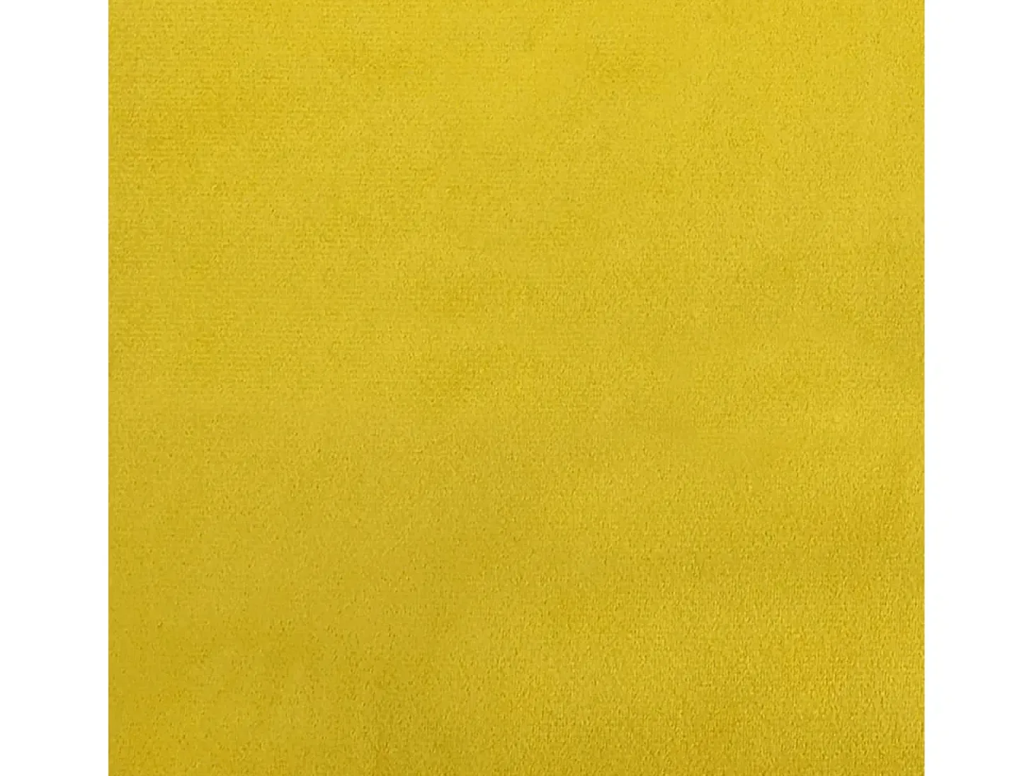 Sofá de 2 plazas terciopelo amarillo 120 cm