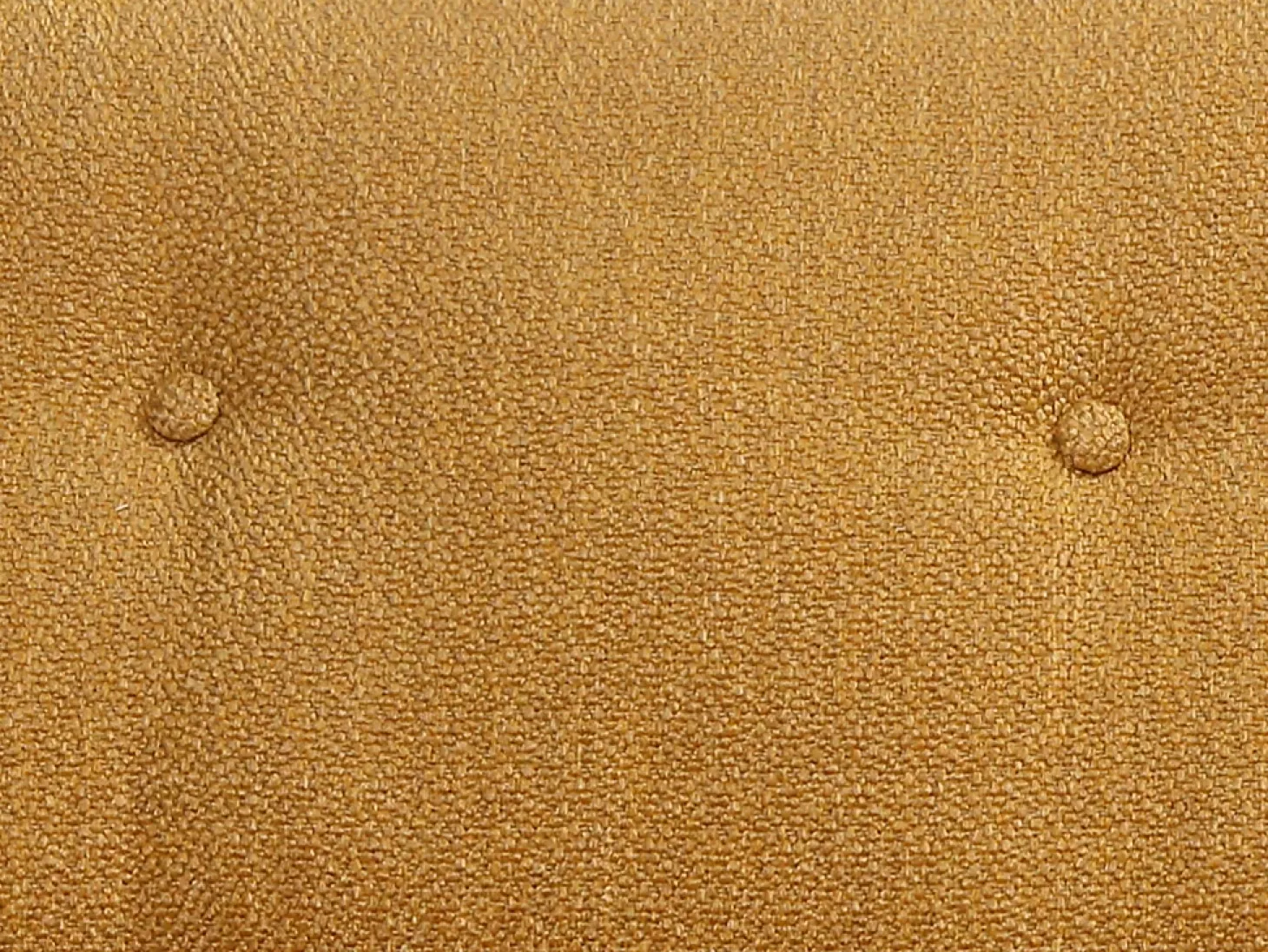 Sofá de 3 plazas y cojines de tela amarillo TATUM