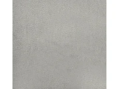 Sofá de 3 plazas y taburete tela microfibra gris claro 180 cm