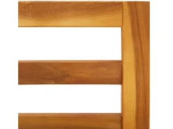 Sofá de esquina seccional y cojín blanco crema madera de acacia