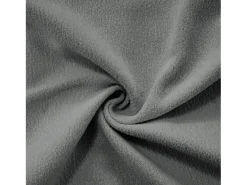 Sofá gris de 2 plazas - Sofá recto con 2 cojines lumbares y 2 cojines decorativos - chenilla