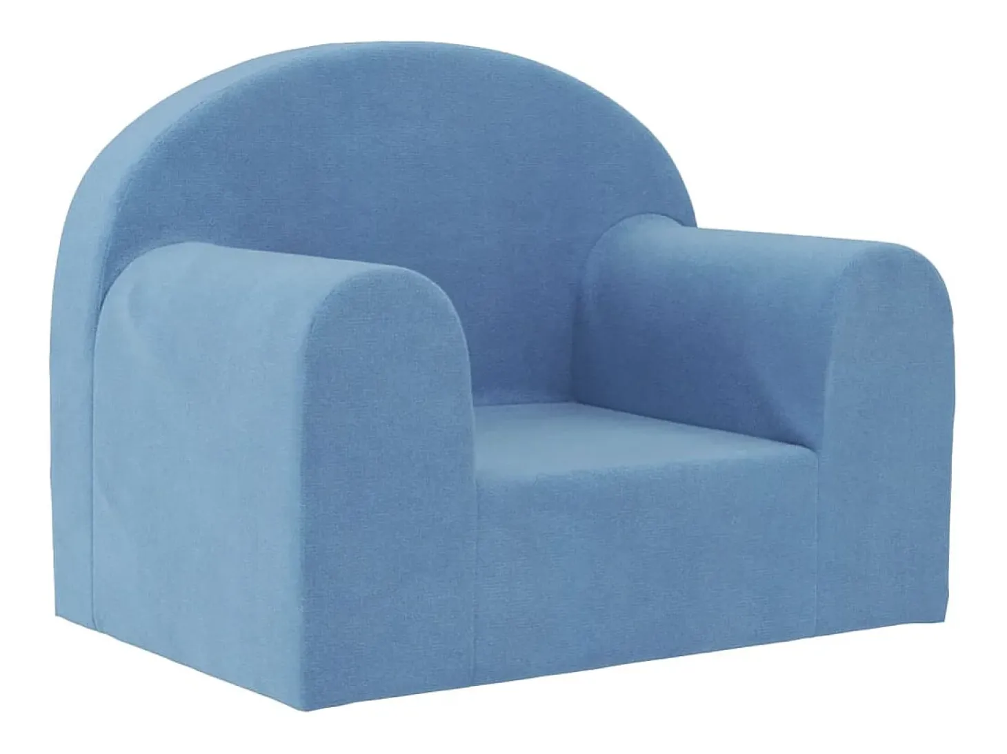 Sofá para niños felpa suave azul ES928334
