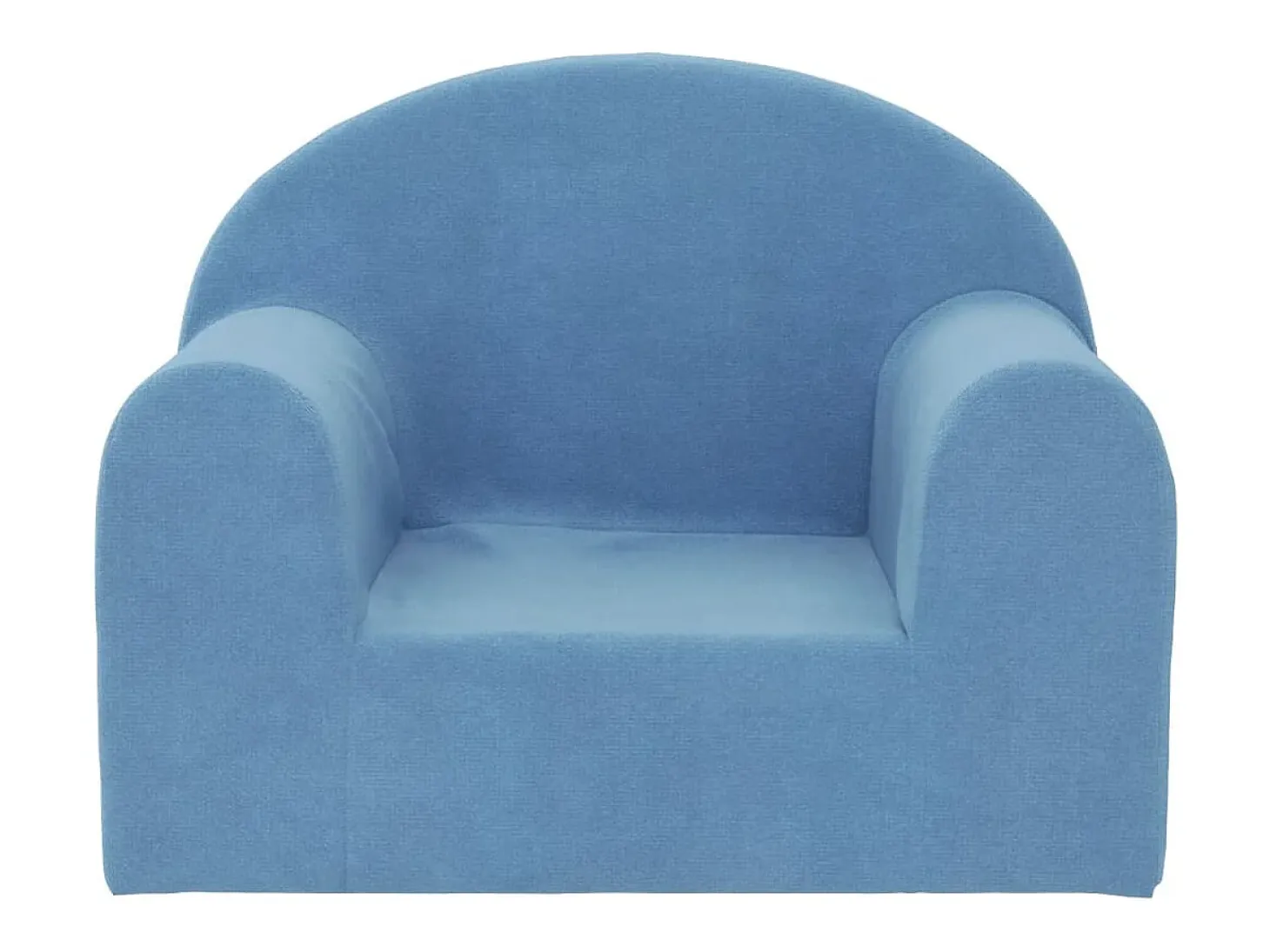 Sofá para niños felpa suave azul ES928334