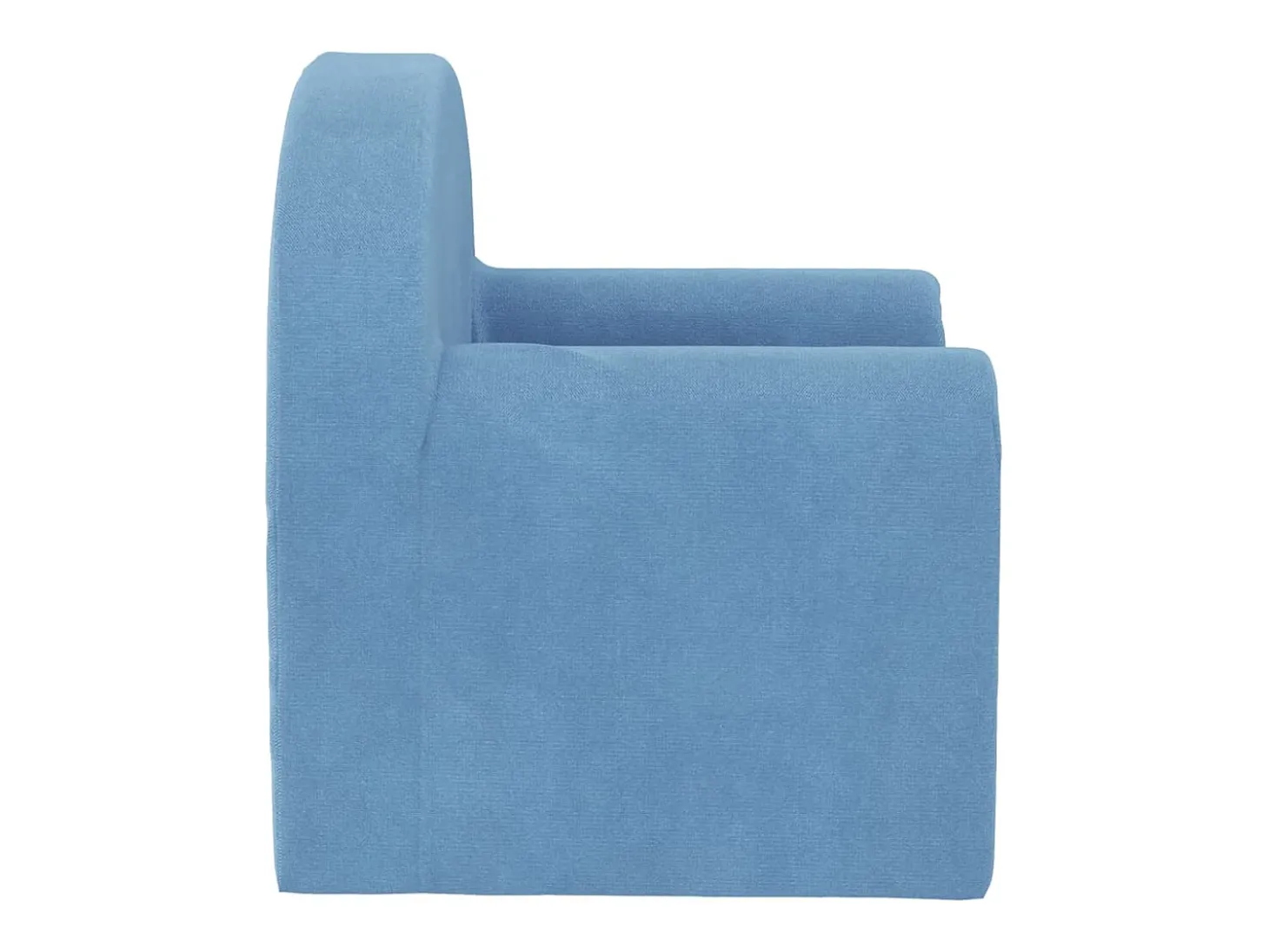 Sofá para niños felpa suave azul ES928334