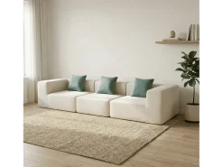 Sofá Pure 3 plazas - blanco salvia