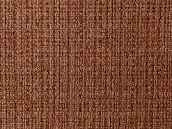 Sofá rinconera derecha de tejido chenilla terracota BELADON
