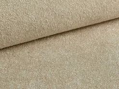 Sofá rinconera derecha de tela beige de 4 plazas FRIDORA
