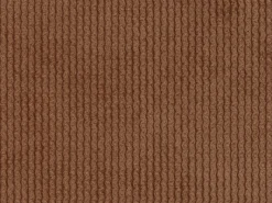 Sofá rinconera izquierda de pana terracota POGNI de Maison Céphy