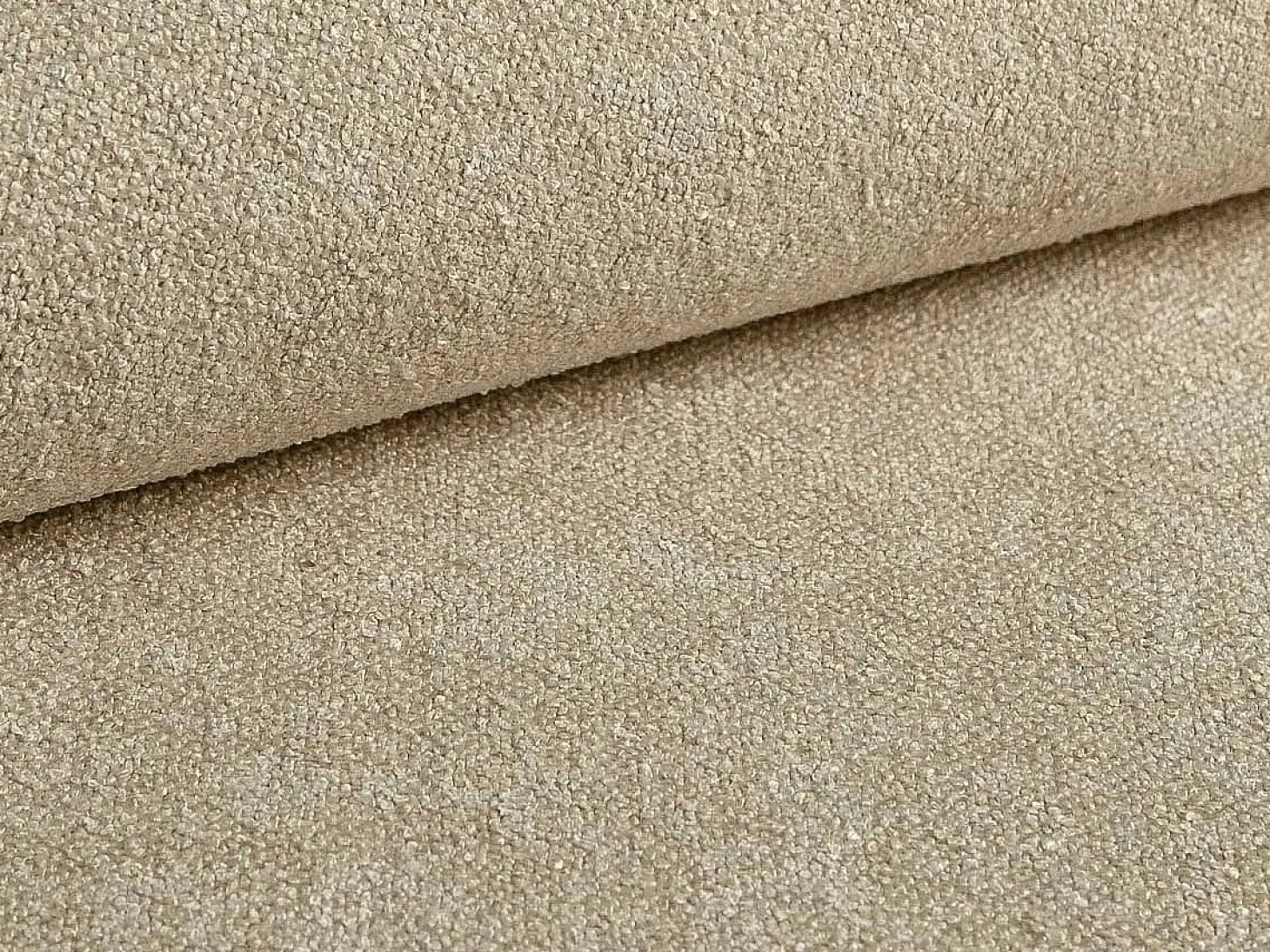 Sofá rinconera izquierda de tela beige 4 plazas FRIDORA
