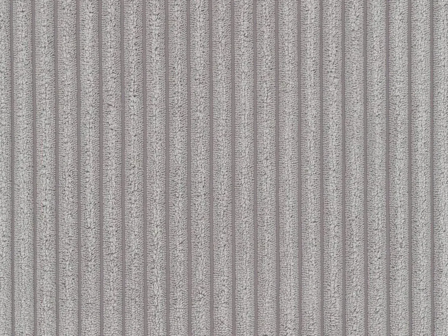 Sofá rinconera reversible de pana gris claro NESSARO
