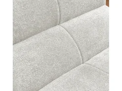 Sofá 94x110x79cm compacto envío comprimido asiento cómodo relleno espuma terciopelo blanco