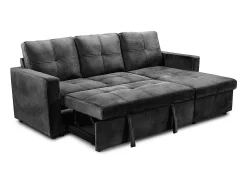 Sofa Cama Chaise Longue Pau 215cm Gris