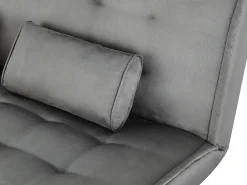 Sofa cama clic-clac microfibra en color gris MISHAN