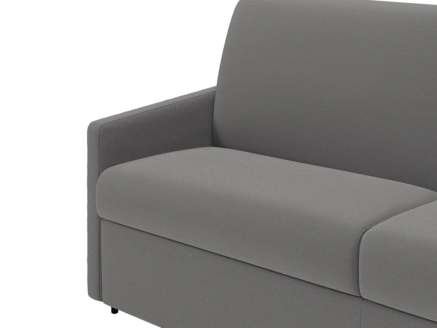 Sofa cama italiano 3 plazas de tela color gris CALIFE