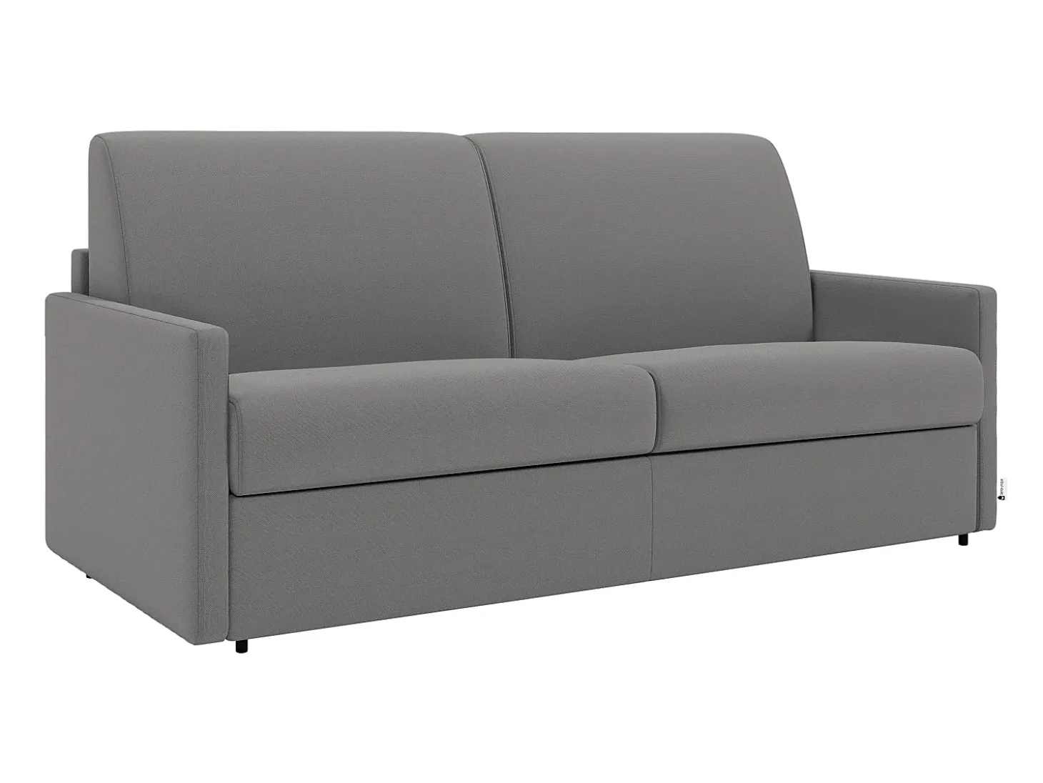 Sofa cama italiano 3 plazas de tela color gris CALIFE