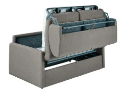 Sofa cama italiano 3 plazas de tela color gris CALIFE