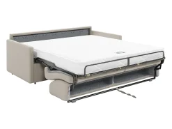 Sofa cama italiano 3 plazas de tela color gris CALIFE