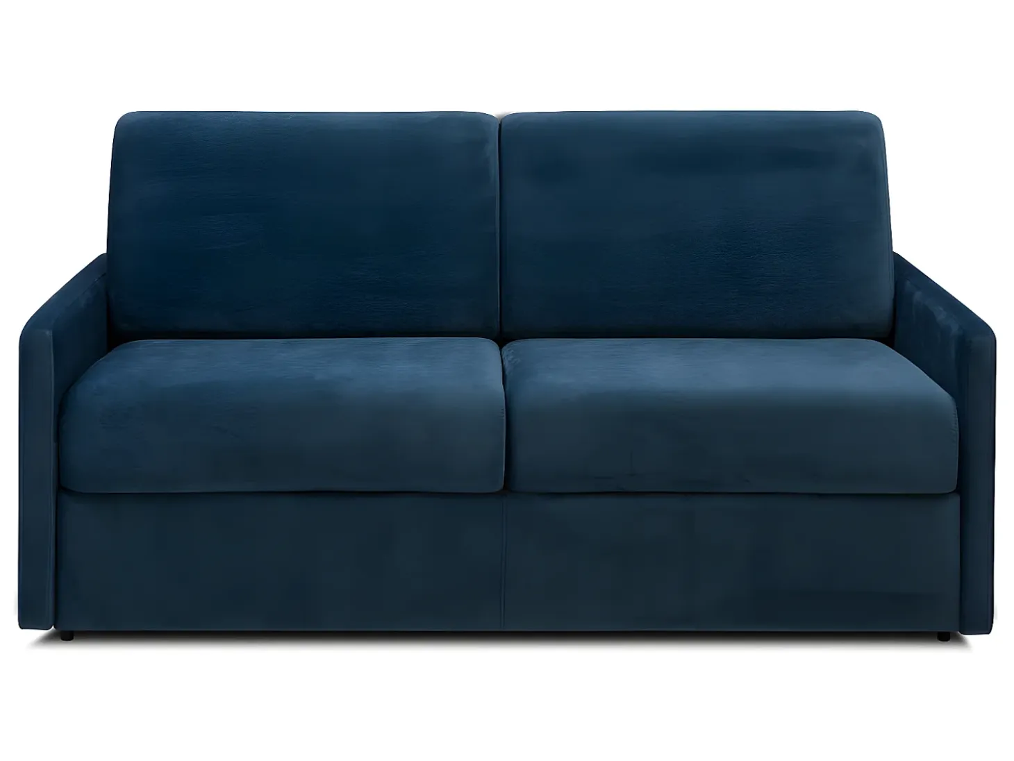 Sofá-cama exprés 3 plazas 18 cm terciopelo Azul CALIFE