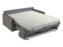 Sofá-cama exprés 2 plazas14 cm terciopelo verde pino CALIFE