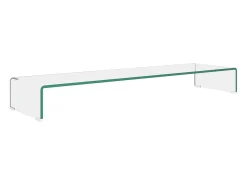 Soporte para TV/Elevador monitor cristal claro 110x30x13 cm ES731725