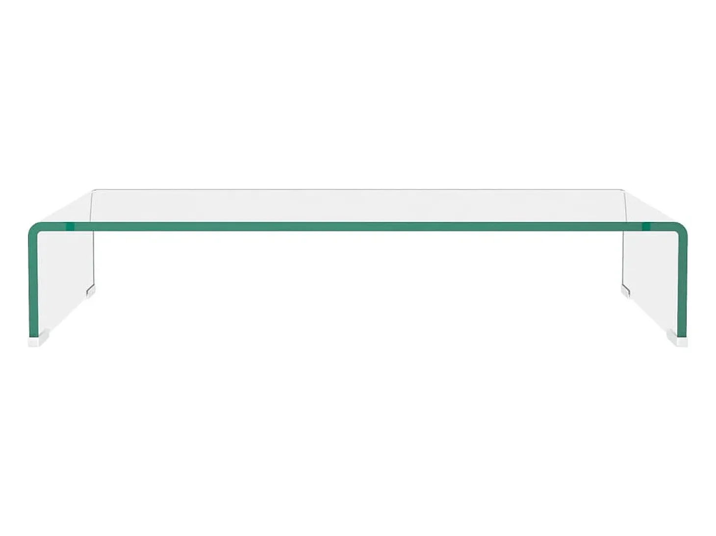 Soporte para TV/Elevador monitor cristal claro 70x30x13 cm ES836993